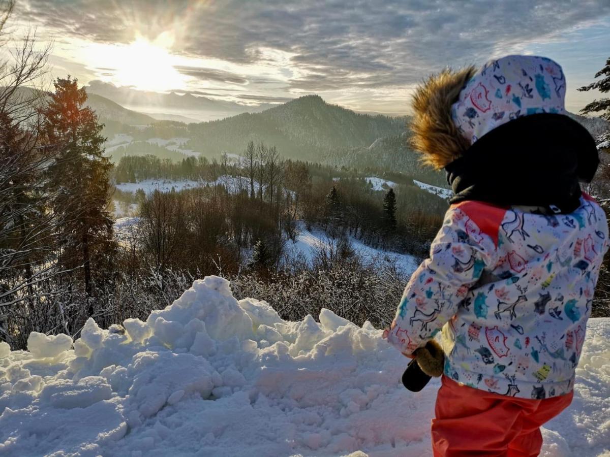 Koza U Woza Wypocznij W Gorach W Rytmie Slow Drewniany Dom Premium Z Widokiem Na Panorame Tatr Ecospa Strefa Fitness Zielona Farma Warsztaty (Adults Only) Szlembark Kültér fotó